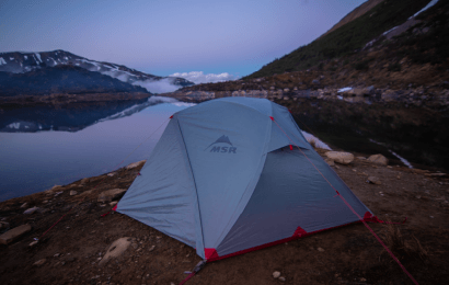 Camping in nature
